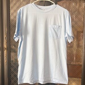 Vineyard Vines Light Blue Men's Pocket T-Shirt